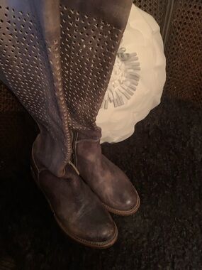 Bed Stu Leather Heeled Boots